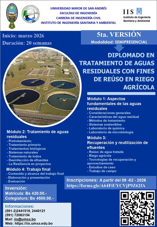 Especialízate en el tratamiento y reúso de aguas residuales para un futuro más sostenible